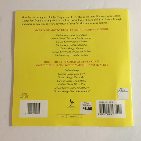 Curious George Paperback Book Lot from the 90’s - Picture 14 of 14